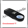 LOUPE de POCHE - 1 LED - Grossissement x7  - Lentille 35 mm (344396 ou LU33LED) Leuchtturm