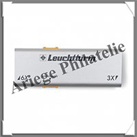 LOUPE de POCHE DUPLEX rtractable - Avec ECLAIRAGE - Grossissement x3 et x6 (360730 ou LU36LED)