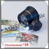 LOUPE de BIJOUTIER - 1 LED - Grossissement x10  - Lentille 21 mm (332317 ou LU70LED) Leuchtturm