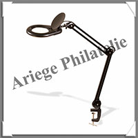 LOUPE de BUREAU - avec 60 LEDs - Grossissement x1,75 - Lentille 127 mm (357187 ou LUSWING)