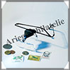 LOUPE LUNETTES VISIR - 1 LED - 3 Grossissements de x1,5  3,5  (300142 ou LU200LED ou LUVISIR) Leuchtturm