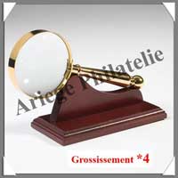 LOUPE de BUREAU Dore - Grossissement x4 - Lentille 63 mm (332680 ou LUWO1)