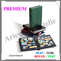 Classeur PREMIUM - 64 Pages NOIRES -Sans ETUI -  ASSORTIMENT (341459 ou LZS4-32N)