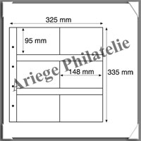 Feuilles MAX 5C - Pour CPA - HORIZONTALES - Transparentes (307485 ou MAX5C)