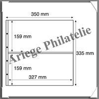 Feuilles MAX 7C - Pour GRANDES CARTES - Transparentes (325009 ou MAX7C)