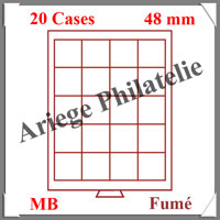 MEDAILLIER Fum - 20 Compartiments Carrs de 48 mm (306945 ou MB20)