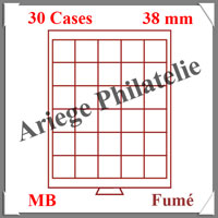 MEDAILLIER Fum - 30 Compartiments Carrs de 38 mm (326654 ou MB30)