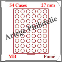 MEDAILLIER Fum - 54 Compartiments Circulaires de 27 mm (309752  ou MB54R-27)