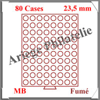 MEDAILLIER Fum - 80 Compartiments Circulaires de 23,5 mm (315644 ou MB80R)