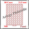 MEDAILLIER Fum - 88 Compartiments Circulaires de 21,5 mm (330737 ou MB88R) Leuchtturm