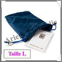 SACHET- BLEU pour PIECE de MONNAIE de Type L - Unit (368612 ou MBEUTELLBL)
