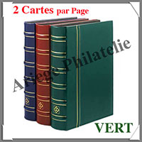 Album MULTI 200 Classic - VERT FONCE - Pages FIXES - 200 Emplacements (336487 ou MULTI200G)