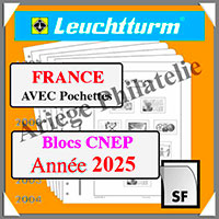 FRANCE 2025 - Blocs CNEP - AVEC Pochettes (N15CNEPSF-25 ou 100339)