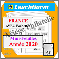 FRANCE 2020 - Mini Feuilles - AVEC Pochettes (N15KSF-20 ou 364911)