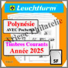 POLYNESIE FRANCAISE 2025 - AVEC Pochettes (N15PFSF-25 ou 100459) Leuchtturm