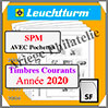 SAINT-PIERRE et MIQUELON 2020 - AVEC Pochettes (N15PMSF-20 ou 365009) Leuchtturm