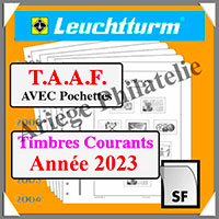 TERRES AUSTRALES FRANCAISES 2023 - AVEC Pochettes (N15TASF-23 ou 372108)