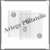 NUMIS 44 - Recharge de 5 Pages - Pices jusqu'au Diamtre de 44 mm  (315584  ou NUMIS 44 ou NH12)