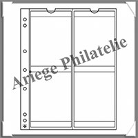 NUMIS 66 - Recharge de 5 Pages - Pices jusqu'au Diamtre de 66 mm  (321507 ou NUMIS 66 ou NH4)