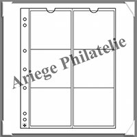 NUMIS 55 - Recharge de 5 Pages - Pices jusqu'au Diamtre de 55 mm  (330456 ou NUMIS 55 ou NH6)