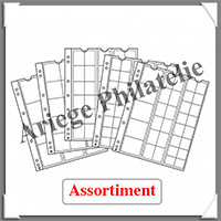 NUMIS Assortiment - Recharge de 5 Pages - Pour Monnaies Diverses (338347 ou NUMIS SORT ou NHSORT)