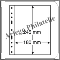 Feuilles OPTIMA 1C - TRANSPARENTES - 1 Poche (319037 ou OPTIMA1C)