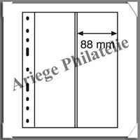 Feuilles OPTIMA 2VC - TRANSPARENTES - 2 Carnets (302388 ou OPTIMA2VC)