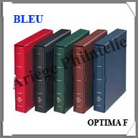 Reliure OPTIMA F - AVEC Etui assorti - BLEU - Reliure Vide (302912 ou OPTIMAFBL)