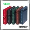 Reliure OPTIMA F - AVEC Etui assorti - VERT - Reliure Vide (312210 ou OPTIMAFG) Leuchtturm