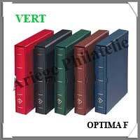 Reliure OPTIMA F - AVEC Etui assorti - VERT - Reliure Vide (312210 ou OPTIMAFG)