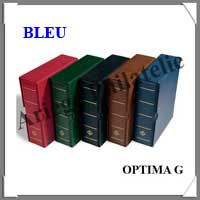 Reliure OPTIMA G - AVEC Etui assorti - BLEU - Reliure Vide (319597 ou OPTIMAGBL)