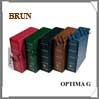 Reliure OPTIMA G - AVEC Etui assorti - BRUN - Reliure Vide (323420 ou OPTIMAGBR) Leuchtturm