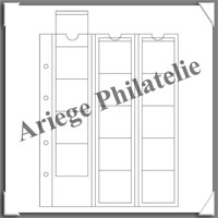 OPTIMA 42 - Recharge de 5 Pages - Mdailles Diamtre : 42 mm  (338032 ou OPTIMA42 ou OPTIMAM15)