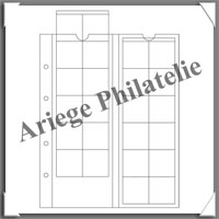 OPTIMA 34 - Recharge de 5 Pages - Mdailles Diamtre : 34 mm (319236 ou  OPTIMA34 ou  OPTIMAM24)