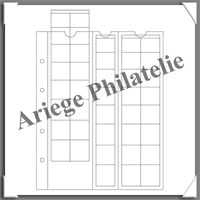 OPTIMA 'EURO' - Recharge de 5 Pages - 5 Sries Euro par Page (308740 ou OPTIMAEURO ou OPTIMAM40)