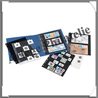 Reliure OPTIMA PUR - AVEC Etui assorti - BLEU -  Reliure 1er Prix (359520 ou OPTPURSETBL)