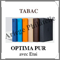 Reliure OPTIMA PUR - AVEC Etui assorti - TABAC -  Reliure 1er Prix (359516 ou OPTPURSETBR)