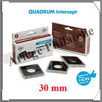 QUADRUM 'Intercept' pour MEDAILLES de 30 mm - Boite de 6 (344155 ou QUADRUMINT30)