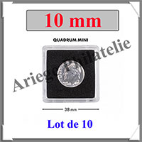 QUADRUM MINI pour PIECES de 10 mm - Boite de 10 (360946 ou QUADRUMMINI10)