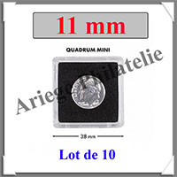 QUADRUM MINI pour PIECES de 11 mm - Boite de 10 (360947 ou QUADRUMMINI11)