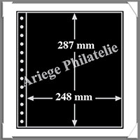 Feuille R1S - NOIRE - 1 Poche : 287x248 mm - Paquet de 5 feuilles (359386 ou R1S)