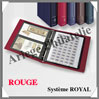 Reliure ROYAL - AVEC Etui assorti - ROUGE - Reliure Vide (329993 ou ROYALR) Leuchtturm