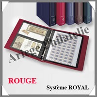 Reliure ROYAL - AVEC Etui assorti - ROUGE - Reliure Vide (329993 ou ROYALR)