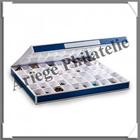 VITRINE en CARTON Bleu - Avec 60 Emplacements pour Objets de Collection (344051 ou SBOXK60BL)