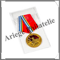 POCHETTES pour INSIGNES MILITAIRES - Jusqu 50x100 mm - Paquet de 50  (364998 ou ST50-100)