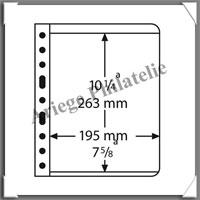 Feuilles VARIO 1C - TRANSPARENTES - 1 Poche (318444 ou VARIO1C)