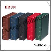 Reliure VARIO GIGANT - AVEC Etui assorti - BRUN - Reliure Vide(332735 ou VARIOGBR)