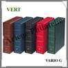 Reliure VARIO GIGANT - AVEC Etui assorti - VERT - Reliure Vide (323117 ou VARIOGG) Leuchtturm