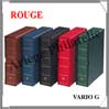 Reliure VARIO GIGANT - AVEC Etui assorti - ROUGE - Reliure Vide (320614 ou VARIOGR) Leuchtturm