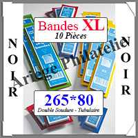 HAWID Bandes XL Noire : 265x80 mm - Double Soudure (336859)